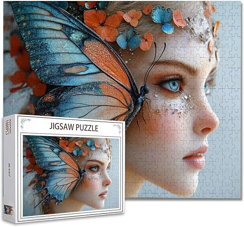Puzzle 3000 Teile Frau Puzzle Erwachsene Groß Panorama, Klassische Schwerpuzzle PäDagogisches Spiel Herausforderung Impossible Kunstpuzzle, Compact Box Mit Poster Geschenke für Frauen/MäNner U-9 von Zhagynob