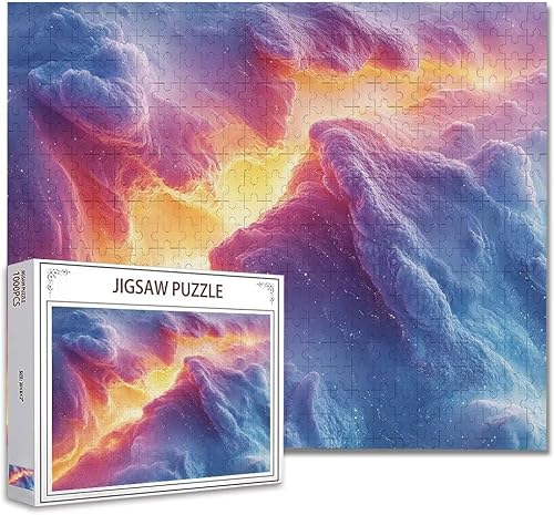 Puzzle 3000 Teile Landschaft Puzzle Erwachsene Groß Panorama, Klassische Schwerpuzzle PäDagogisches Spiel Herausforderung Impossible Kunstpuzzle, Compact Box Mit Poster Geschenke für Frauen/MäNner R-4 von Zhagynob