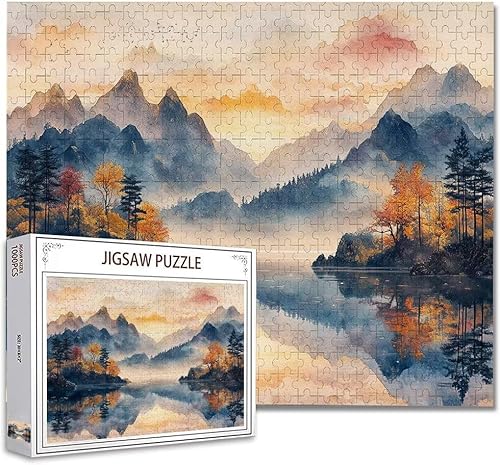 Puzzle 3000 Teile Landschaft Puzzle Erwachsene Groß Panorama, Klassische Schwerpuzzle PäDagogisches Spiel Herausforderung Impossible Kunstpuzzle, Compact Box Mit Poster Geschenke für Frauen/MäNner J-2 Puzzle 3000 Teile Landschaft Puzzle Erwachsene Groß Panorama, Klassische Schwerpuzzle PäDagogisches Spiel Herausforderung Impossible Kunstpuzzle, Compact Box Mit Poster Geschenke für Frauen/MäNner J-2 von Zhagynob