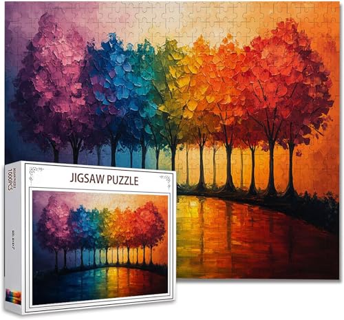 Puzzle 3000 Teile Landschaft Puzzle Erwachsene Groß Panorama, Klassische Schwerpuzzle PäDagogisches Spiel Herausforderung Impossible Kunstpuzzle, Compact Box Mit Poster Geschenke für Frauen/MäNner U-9 von Zhagynob