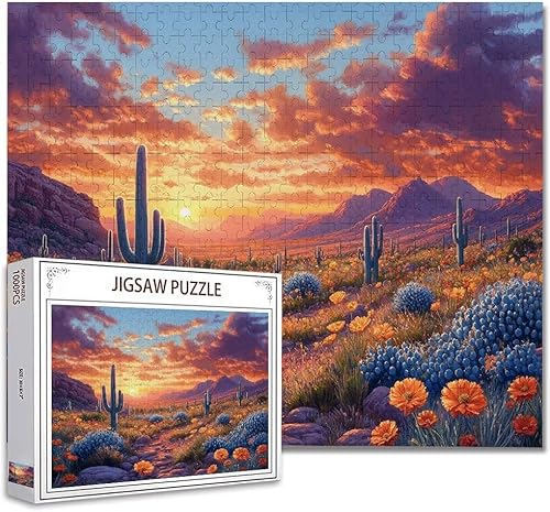 Puzzle 3000 Teile Landschaft Puzzle Erwachsene Groß Panorama Klassische Schwerpuzzle PäDagogisches Spiel Herausforderung Impossible Kunstpuzzle, Compact Box Mit Poster Geschenke für Frauen/MäNner Q-23 von Zhagynob