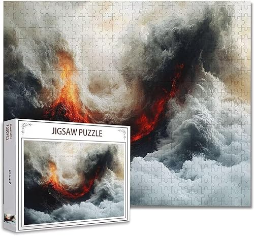 Puzzle 3000 Teile Landschaft Puzzle Erwachsene Groß Panorama Klassische Schwerpuzzle PäDagogisches Spiel Herausforderung Impossible Kunstpuzzle, Compact Box Mit Poster Geschenke für Frauen/MäNner V-24 von Zhagynob