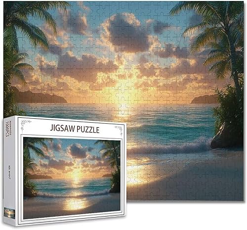 Puzzle 3000 Teile Landschaft Puzzle Erwachsene Groß Panorama Klassische Schwerpuzzle PäDagogisches Spiel Herausforderung Impossible Kunstpuzzle, Compact Box Mit Poster Geschenke für Frauen/MäNner Z-18 von Zhagynob