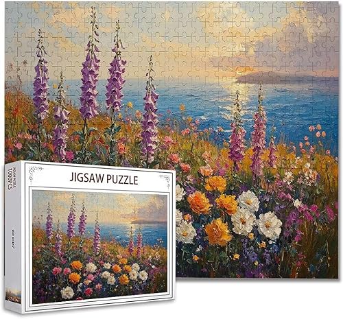 Puzzle 3000 Teile Landschaft Puzzle Erwachsene Groß Panorama Klassische Schwerpuzzle PäDagogisches Spiel Herausforderung Impossible Kunstpuzzle, Compact Box Mit Poster Geschenke für Frauen/MäNner X-14 von Zhagynob
