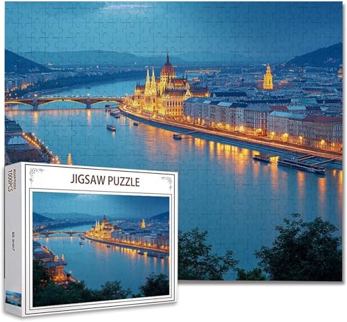 Puzzle 3000 Teile Landschaft Puzzle Erwachsene Groß Panorama Klassische Schwerpuzzle PäDagogisches Spiel Herausforderung Impossible Kunstpuzzle, Compact Box Mit Poster Geschenke für Frauen/MäNner P-16 von Zhagynob
