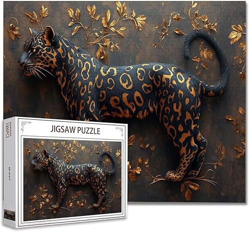 Puzzle 3000 Teile Leopard Puzzle Erwachsene Groß Panorama, Klassische Schwerpuzzle PäDagogisches Spiel Herausforderung Impossible Kunstpuzzle, Compact Box Mit Poster Geschenke für Frauen/MäNner S-6 Puzzle 3000 Teile Leopard Puzzle Erwachsene Groß Panorama, Klassische Schwerpuzzle PäDagogisches Spiel Herausforderung Impossible Kunstpuzzle, Compact Box Mit Poster Geschenke für Frauen/MäNner S-6 von Zhagynob