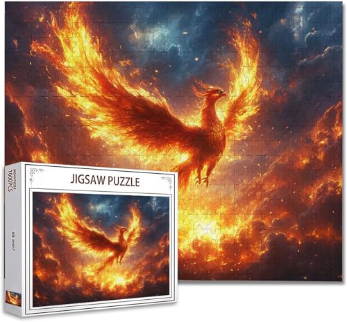 Puzzle 3000 Teile Phönix Puzzle Erwachsene Groß Panorama, Klassische Schwerpuzzle PäDagogisches Spiel Herausforderung Impossible Kunstpuzzle, Compact Box Mit Poster Geschenke für Frauen/MäNner E-5 Puzzle 3000 Teile Phönix Puzzle Erwachsene Groß Panorama, Klassische Schwerpuzzle PäDagogisches Spiel Herausforderung Impossible Kunstpuzzle, Compact Box Mit Poster Geschenke für Frauen/MäNner E-5 von Zhagynob