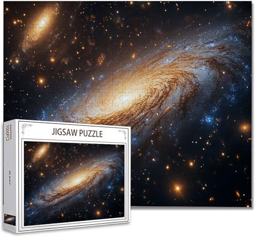 Puzzle 3000 Teile Sternenhimmel Puzzle Erwachsene Panorama Klassische Schwerpuzzle PäDagogisches Spiel Herausforderung Impossible Kunstpuzzle, Compact Box Mit Poster Geschenke für Frauen/MäNner F-5 von Zhagynob