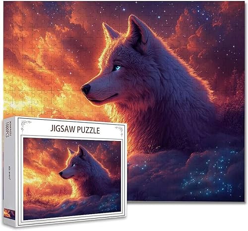 Puzzle 3000 Teile Tier Puzzle Erwachsene Groß Panorama, Klassische Schwerpuzzle PäDagogisches Spiel Herausforderung Impossible Kunstpuzzle, Compact Box Mit Poster Geschenke für Frauen/MäNner B-6 von Zhagynob