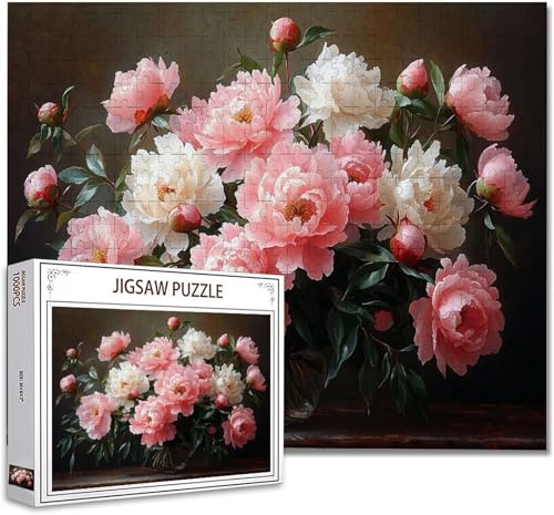 Puzzle 4000 Teile Blume Klassische Puzzle Erwachsene Holzpuzzle Ein Herausforderndes RäTsel Denken Trainieren Gehirn Stimulieren Compact Box Mit Poster, Puzzlespiele Die Ganze Familie 87.5x141.5cm H-4 von Zhagynob