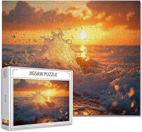 Puzzle 4000 Teile Landschaft Klassische Puzzle Erwachsene Holzpuzzle EIN Herausforderndes RäTsel Trainieren Gehirn Denken Compact Box Mit Poster, Puzzlespiele Die Ganze Familie 87.5x141.5cm J-6 von Zhagynob