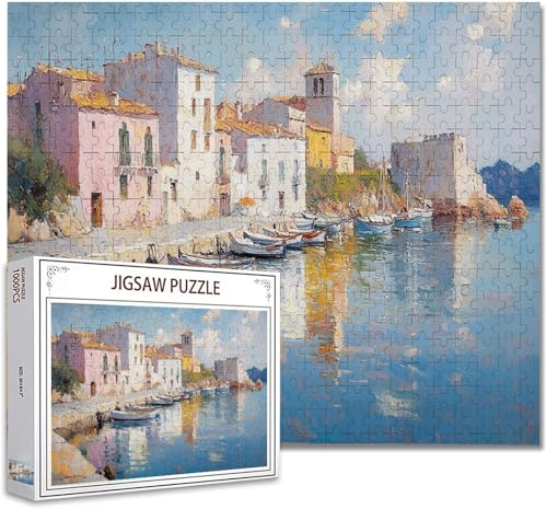 Puzzle 4000 Teile Landschaft Klassische Puzzle Erwachsene Holzpuzzle EIN Herausforderndes RäTsel Trainieren Gehirn Denken Compact Box Mit Poster, Puzzlespiele Die Ganze Familie 87.5x141.5cm V-8 von Zhagynob