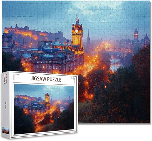 Puzzle 4000 Teile Landschaft Klassische Puzzle Erwachsene Holzpuzzle EIN Herausforderndes RäTsel Trainieren Gehirn Denken Compact Box Mit Poster, Puzzlespiele Die Ganze Familie 87.5x141.5cm Z-13 von Zhagynob