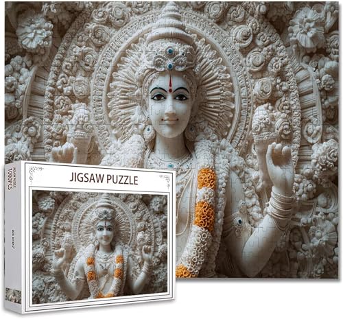 Puzzle 4000 Teile Religion DIY Klassische Puzzle Erwachsene Holzpuzzle EIN Herausforderndes RäTsel Trainieren Gehirn Denken Compact Box Mit Poster, Puzzlespiele Die Ganze Familie 87.5x141.5cm J-2 von Zhagynob