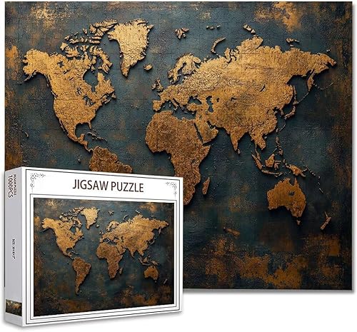 Puzzle 4000 Teile Weltkarte DIY Klassische Puzzle Erwachsene Holzpuzzle EIN Herausforderndes RäTsel Trainieren Gehirn Denken Compact Box Mit Poster, Puzzlespiele Die Ganze Familie 87.5x141.5cm K-3 Puzzle 4000 Teile Weltkarte DIY Klassische Puzzle Erwachsene Holzpuzzle EIN Herausforderndes RäTsel Trainieren Gehirn Denken Compact Box Mit Poster, Puzzlespiele Die Ganze Familie 87.5x141.5cm K-3 von Zhagynob