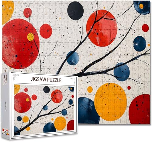 Puzzle 500 Teile Farbe Klassische Puzzle Erwachsene Holzpuzzle EIN Herausforderndes RäTsel Denken Trainieren Gehirn Stimulieren Compact Box Mit Poster Puzzlespiele für Die Ganze Familie 52x38cm I-8 von Zhagynob