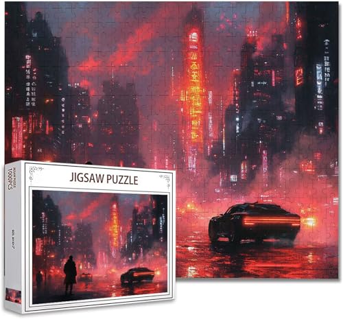 Puzzle 500 Teile Landschaft Klassische Puzzle Erwachsene Holzpuzzle EIN Herausforderndes RäTsel Denken Trainieren Gehirn Stimulieren Compact Box Mit Poster, Puzzlespiele Die Ganze Familie 52x38cm J-7 von Zhagynob