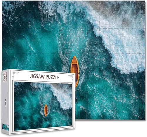 Puzzle 500 Teile Landschaft Klassische Puzzle Erwachsene Holzpuzzle EIN Herausforderndes RäTsel Denken Trainieren Gehirn Stimulieren Compact Box Mit Poster, Puzzlespiele Die Ganze Familie 52x38cm L-3 von Zhagynob