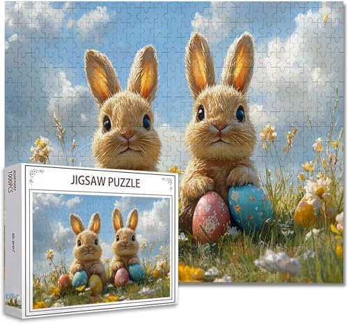 Puzzle 500 Teile Ostern Klassische Puzzle Erwachsene Holzpuzzle EIN Herausforderndes RäTsel Denken Trainieren Gehirn Stimulieren Compact Box Mit Poster Puzzlespiele für Die Ganze Familie 52x38cm U-8 Puzzle 500 Teile Ostern Klassische Puzzle Erwachsene Holzpuzzle EIN Herausforderndes RäTsel Denken Trainieren Gehirn Stimulieren Compact Box Mit Poster Puzzlespiele für Die Ganze Familie 52x38cm U-8 von Zhagynob