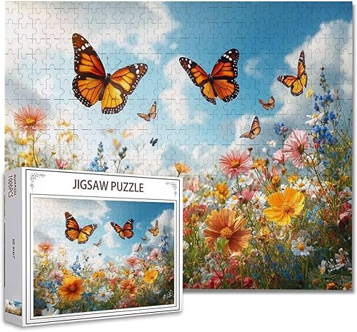 Puzzle 500 Teile Schmetterling DIY Klassische Puzzle Erwachsene Holzpuzzle EIN Herausforderndes RäTsel Trainieren Gehirn Denken Compact Box Mit Poster, Puzzlespiele Die Ganze Familie 52x38cm R-3 Puzzle 500 Teile Schmetterling DIY Klassische Puzzle Erwachsene Holzpuzzle EIN Herausforderndes RäTsel Trainieren Gehirn Denken Compact Box Mit Poster, Puzzlespiele Die Ganze Familie 52x38cm R-3 von Zhagynob