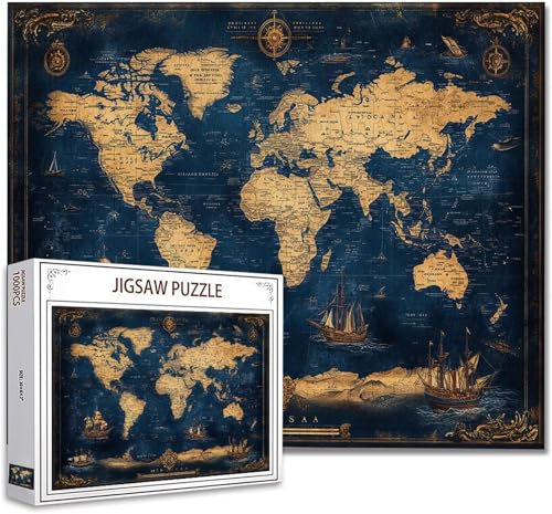 Puzzle 500 Teile Weltkarte Klassische Puzzle Erwachsene Holzpuzzle EIN Herausforderndes RäTsel Denken Trainieren Gehirn Stimulieren Compact Box Mit Poster, Puzzlespiele Die Ganze Familie 52x38cm H-2 Puzzle 500 Teile Weltkarte Klassische Puzzle Erwachsene Holzpuzzle EIN Herausforderndes RäTsel Denken Trainieren Gehirn Stimulieren Compact Box Mit Poster, Puzzlespiele Die Ganze Familie 52x38cm H-2 von Zhagynob