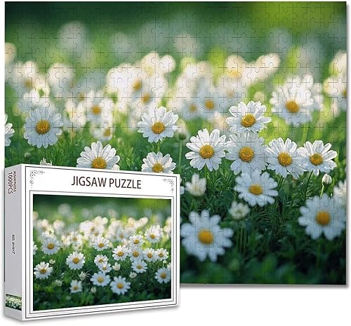 Puzzle 5000 Teile Blume Puzzle Erwachsene Groß Panorama, Klassische Schwerpuzzle PäDagogisches Spiel Herausforderung Impossible Kunstpuzzle, Compact Box Mit Poster Geschenke für Frauen/MäNner L-0 von Zhagynob