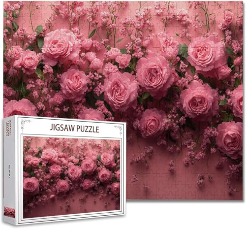 Puzzle 5000 Teile Blume Puzzle Erwachsene Groß Panorama, Klassische Schwerpuzzle PäDagogisches Spiel Herausforderung Impossible Kunstpuzzle, Compact Box Mit Poster Geschenke für Frauen/MäNner V-9 von Zhagynob