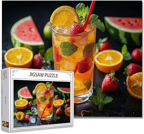 Puzzle 5000 Teile Farbe Puzzle Erwachsene Groß Panorama, Klassische Schwerpuzzle PäDagogisches Spiel Herausforderung Impossible Kunstpuzzle, Compact Box Mit Poster Geschenke für Frauen/MäNner X-6 von Zhagynob