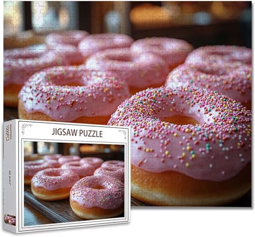 Puzzle 5000 Teile Krapfen Puzzle Erwachsene Groß Panorama, Klassische Schwerpuzzle PäDagogisches Spiel Herausforderung Impossible Kunstpuzzle, Compact Box Mit Poster Geschenke für Frauen/MäNner E-7 von Zhagynob