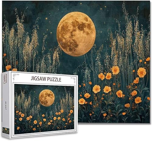 Puzzle 5000 Teile Landschaft Puzzle Erwachsene Groß Panorama, Klassische Schwerpuzzle PäDagogisches Spiel Herausforderung Impossible Kunstpuzzle, Compact Box Mit Poster Geschenke für Frauen/MäNner T-1 von Zhagynob