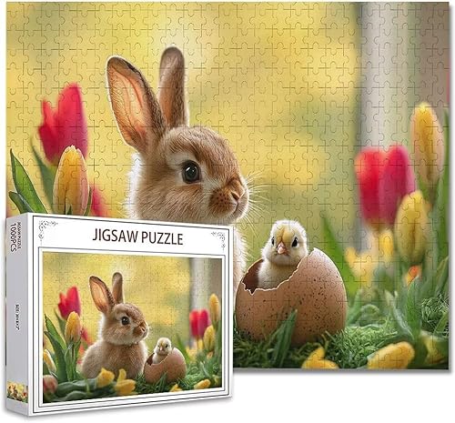 Puzzle 5000 Teile Ostern Puzzle Erwachsene Groß Panorama, Klassische Schwerpuzzle PäDagogisches Spiel Herausforderung Impossible Kunstpuzzle, Compact Box Mit Poster Geschenke für Frauen/MäNner D-2 von Zhagynob