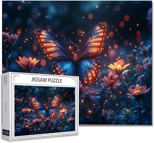 Puzzle 5000 Teile Schmetterling Puzzle Erwachsene Panorama Klassische Schwerpuzzle PäDagogisches Spiel Herausforderung Impossible Kunstpuzzle, Compact Box Mit Poster Geschenke für Frauen/MäNner O-0 von Zhagynob