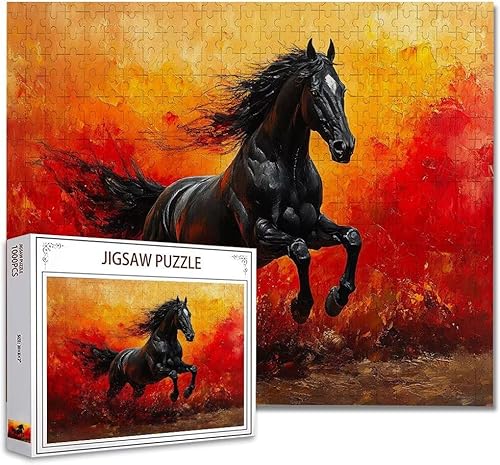 Puzzle 5000 Teile Tier Puzzle Erwachsene Groß Panorama, Klassische Schwerpuzzle PäDagogisches Spiel Herausforderung Impossible Kunstpuzzle, Compact Box Mit Poster Geschenke für Frauen/MäNner G-5 von Zhagynob