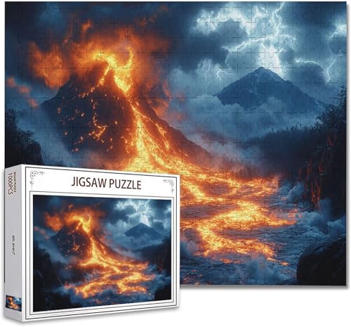 Puzzle 6000 Teile Landschaft Klassische Puzzle Erwachsene Holzpuzzle EIN Herausforderndes RäTsel Trainieren Gehirn Denken Compact Box Mit Poster, Puzzlespiele Die Ganze Familie 105.5X179.5cm C-8 von Zhagynob