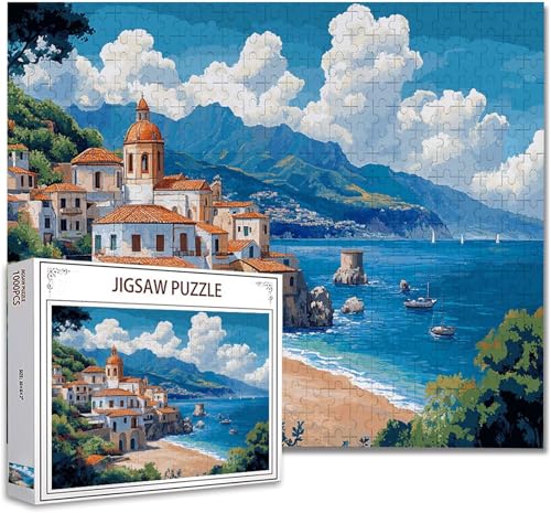 Puzzle 6000 Teile Landschaft Klassische Puzzle Erwachsene Holzpuzzle EIN Herausforderndes RäTsel Trainieren Gehirn Denken Compact Box Mit Poster, Puzzlespiele Die Ganze Familie 105.5X179.5cm M-3 von Zhagynob