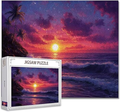 Puzzle 6000 Teile Landschaft Klassische Puzzle Erwachsene Holzpuzzle EIN Herausforderndes RäTsel Trainieren Gehirn Denken Compact Box Mit Poster, Puzzlespiele Die Ganze Familie 105.5X179.5cm V-9 von Zhagynob