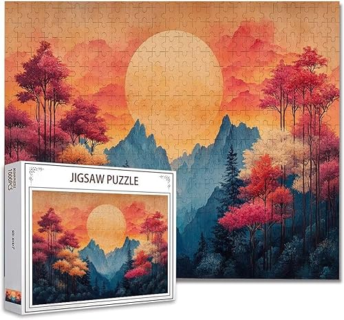 Puzzle 6000 Teile Landschaft Klassische Puzzle Erwachsene Holzpuzzle EIN Herausforderndes RäTsel Trainieren Gehirn Denken Compact Box Mit Poster, Puzzlespiele Die Ganze Familie 105.5X179.5cm X-9 von Zhagynob