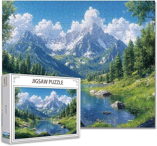 Puzzle 6000 Teile Landschaft Klassische Puzzle Erwachsene Holzpuzzle EIN Herausforderndes RäTsel Trainieren Gehirn Denken Compact Box Mit Poster, Puzzlespiele Die Ganze Familie 105.5X179.5cm Y-5 von Zhagynob