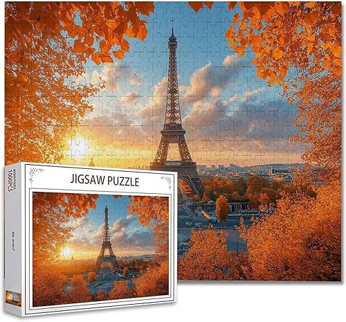 Puzzle 6000 Teile Paris DIY Klassische Puzzle Erwachsene Holzpuzzle EIN Herausforderndes RäTsel Trainieren Gehirn Denken Compact Box Mit Poster, Puzzlespiele Die Ganze Familie 105.5X179.5cm L-7 von Zhagynob