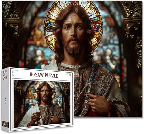 Puzzle 6000 Teile Religion DIY Klassische Puzzle Erwachsene Holzpuzzle EIN Herausforderndes RäTsel Trainieren Gehirn Denken Compact Box Mit Poster, Puzzlespiele Die Ganze Familie 105.5X179.5cm I-2 von Zhagynob