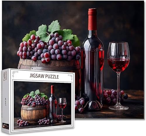 Puzzle 6000 Teile Wein Klassische Puzzle Erwachsene Holzpuzzle Ein Herausforderndes RäTsel Denken Trainieren Gehirn Stimulieren Compact Box Mit Poster, Puzzlespiele Die Ganze Familie 105.5X179.5cm M-5 Puzzle 6000 Teile Wein Klassische Puzzle Erwachsene Holzpuzzle Ein Herausforderndes RäTsel Denken Trainieren Gehirn Stimulieren Compact Box Mit Poster, Puzzlespiele Die Ganze Familie 105.5X179.5cm M-5 von Zhagynob