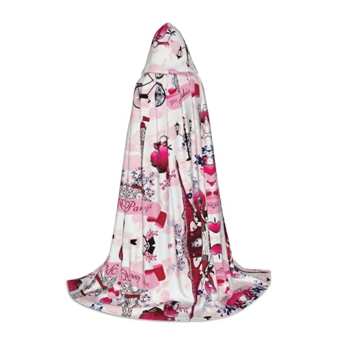 Paris Eiffelturm Frankreich Kapuzenumhang - Ideal für Cosplay, Halloween, Ostern - Bequemer Umhang Robe für Bühnenkostüme Paris Eiffelturm Frankreich Kapuzenumhang - Ideal für Cosplay, Halloween, Ostern - Bequemer Umhang Robe für Bühnenkostüme von ZhanMg