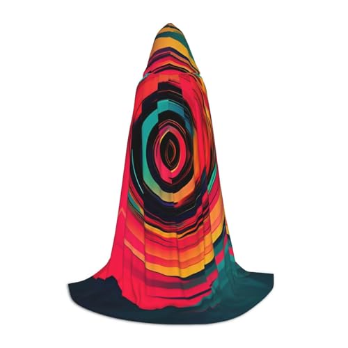 ZhanMg Abstrakte Kreiswirbel Kapuzenumhang - Ideal für Cosplay, Halloween, Ostern - Bequemer Umhang Robe für Bühnenkostüme ZhanMg Abstrakte Kreiswirbel Kapuzenumhang - Ideal für Cosplay, Halloween, Ostern - Bequemer Umhang Robe für Bühnenkostüme von ZhanMg