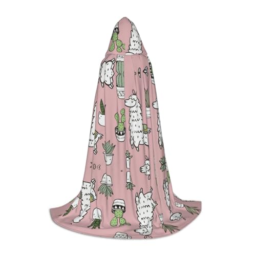 ZhanMg Alpaka und Kaktus Kapuzenumhang - Ideal für Cosplay, Halloween, Ostern - Bequemer Umhang Robe für Bühnenkostüme ZhanMg Alpaka und Kaktus Kapuzenumhang - Ideal für Cosplay, Halloween, Ostern - Bequemer Umhang Robe für Bühnenkostüme von ZhanMg