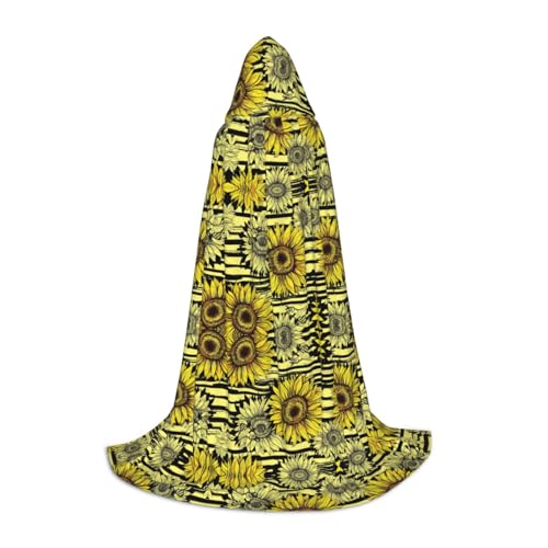 ZhanMg Bees Sunflowe Kapuzenumhang - Ideal für Cosplay, Halloween, Ostern - Bequemer Umhang Robe für Bühnenkostüme ZhanMg Bees Sunflowe Kapuzenumhang - Ideal für Cosplay, Halloween, Ostern - Bequemer Umhang Robe für Bühnenkostüme von ZhanMg