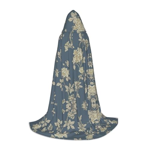 ZhanMg Blaue und gelbe Blumen Kapuzenumhang – ideal für Cosplay, Halloween, Ostern – bequemer Umhang Robe für Bühnenkostüme ZhanMg Blaue und gelbe Blumen Kapuzenumhang – ideal für Cosplay, Halloween, Ostern – bequemer Umhang Robe für Bühnenkostüme von ZhanMg