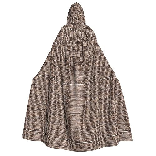 ZhanMg Brick Wall Kapuzenumhang für Erwachsene - Cosplay Weihnachten Umhang Robe für Halloween Ostern Karneval Party Maskerade von ZhanMg