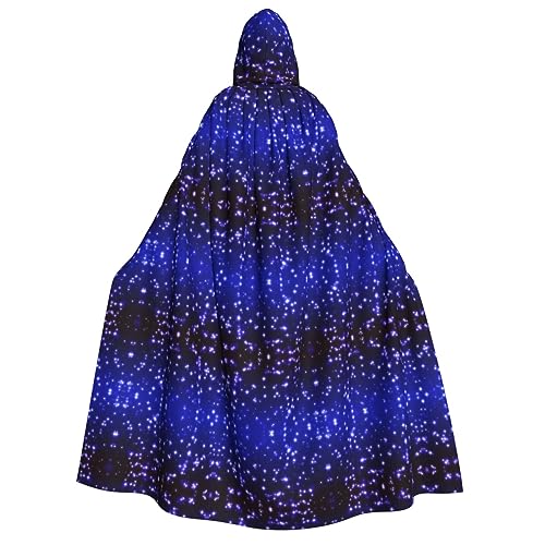 ZhanMg Bright Stars Kapuzenumhang für Erwachsene - Cosplay Weihnachten Umhang Robe für Halloween, Ostern, Karneval, Partys, Maskerade von ZhanMg