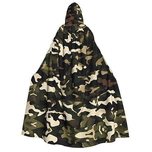 ZhanMg Camo Kapuzenumhang für Erwachsene - Cosplay Weihnachten Umhang Robe für Halloween, Ostern, Karneval, Partys, Maskerade ZhanMg Camo Kapuzenumhang für Erwachsene - Cosplay Weihnachten Umhang Robe für Halloween, Ostern, Karneval, Partys, Maskerade von ZhanMg