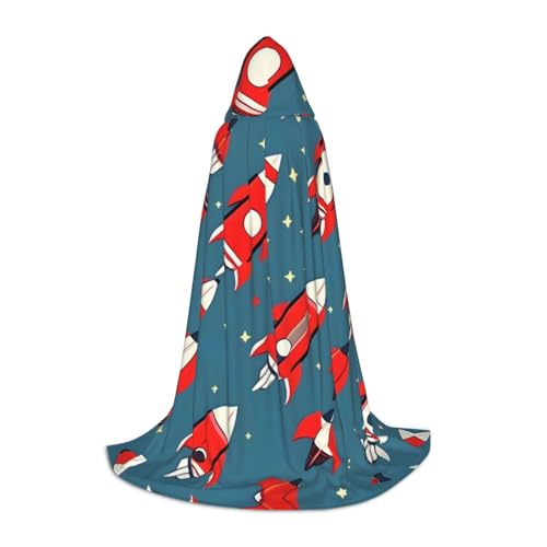 ZhanMg Cartoon Rockets Kapuzenumhang - Ideal für Cosplay, Halloween, Ostern - Bequemer Umhang Robe für Bühnenkostüme ZhanMg Cartoon Rockets Kapuzenumhang - Ideal für Cosplay, Halloween, Ostern - Bequemer Umhang Robe für Bühnenkostüme von ZhanMg